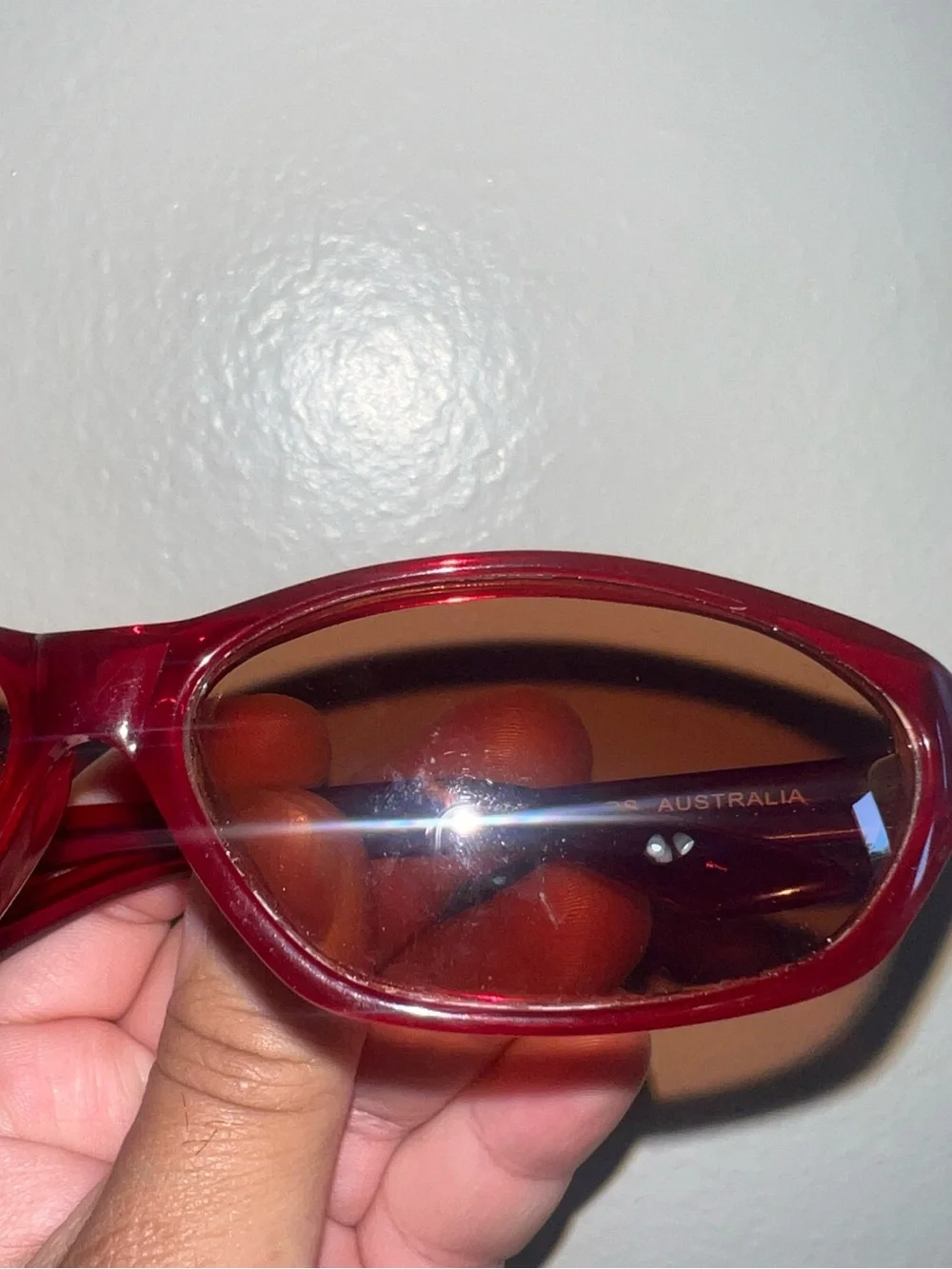 Spotters Australia Sunglasses Model Crush Burgundy